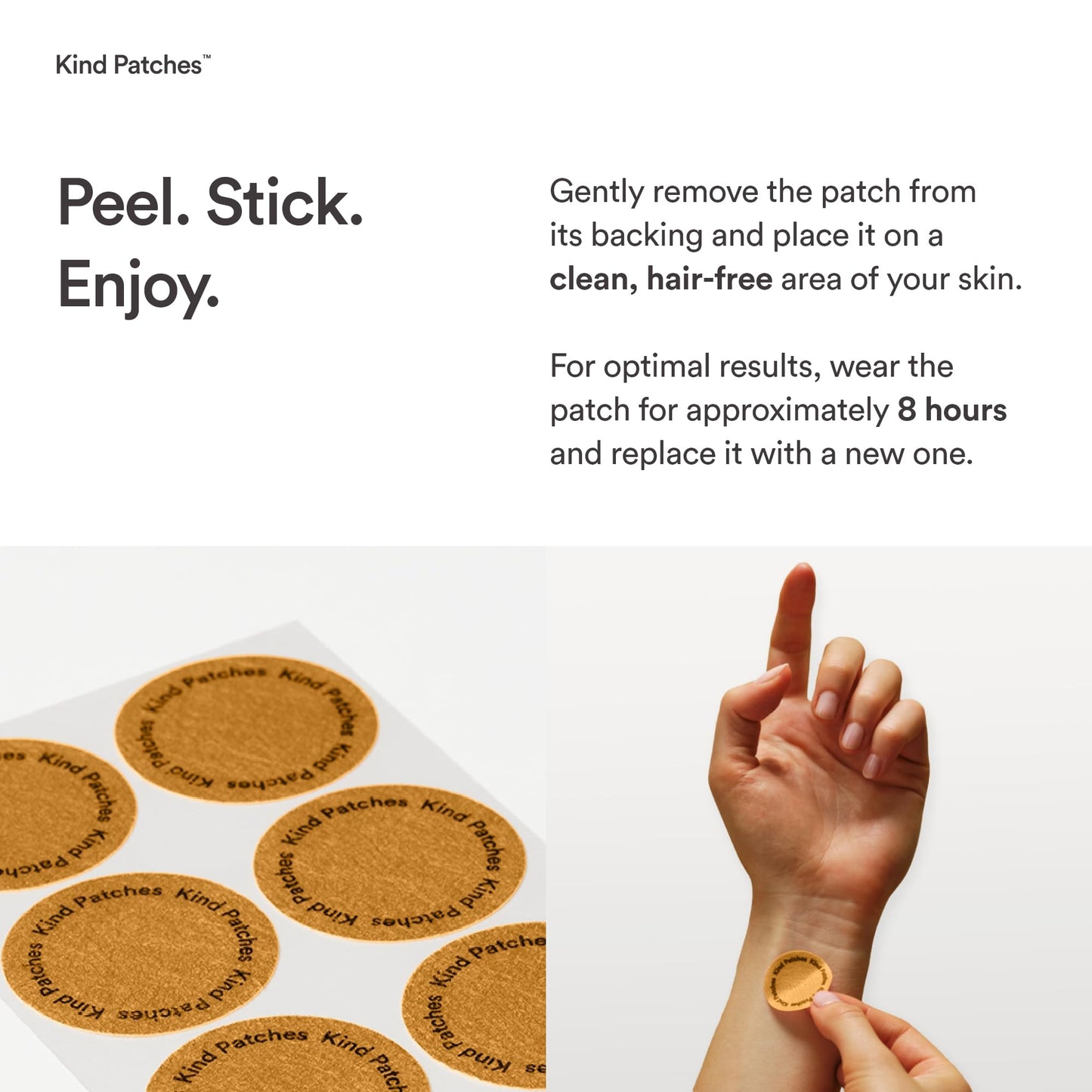 Kind Patches | Collagen | Skin Firming Production Support | Botanical Plant-Based Kind Collagen Blend, Tremella Mushroom & Vitamin C | 30 Vegan Patches