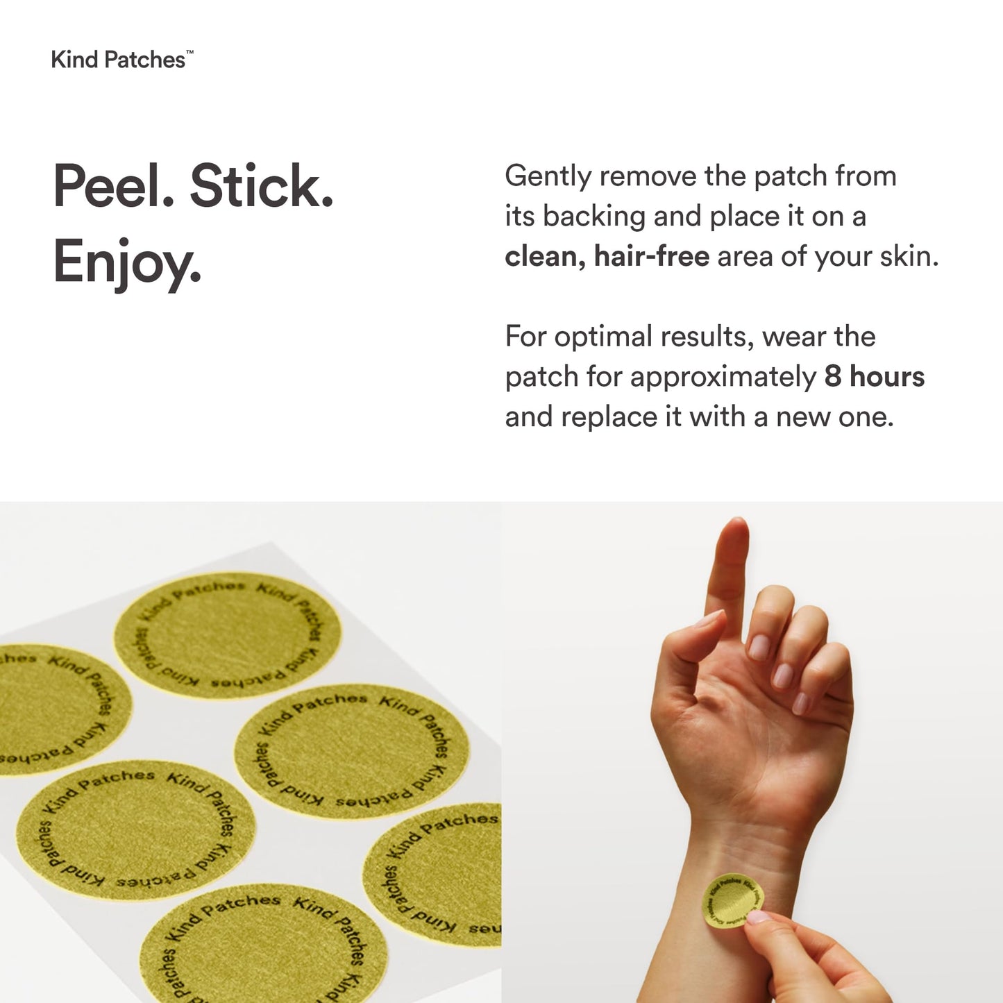 Kind Patches | Energy Patches - Extra Strong | Energy Boost Support | Botanical Plant-Based Formula with Caffeine, Red Ginseng & Vitamin B Complex | 30 Vegan Patches