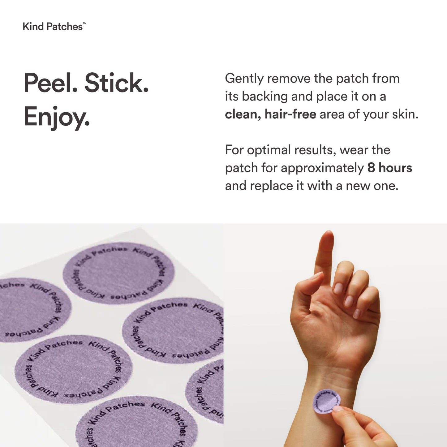 Kind Patches | Brainpower Patches | Mental Focus & Cognitive Function | Plant-Based Formula with Lion's Mane Mushroom | 30 Vegan Patches