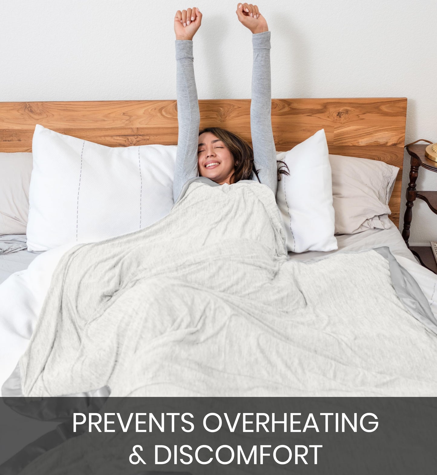 Everlasting Comfort Cooling Blanket - Dual-Sided Lightweight Summer Throw with Refreshing Fabric for Breathable Sleep - Soft and Comfortable Fibers (60x80)