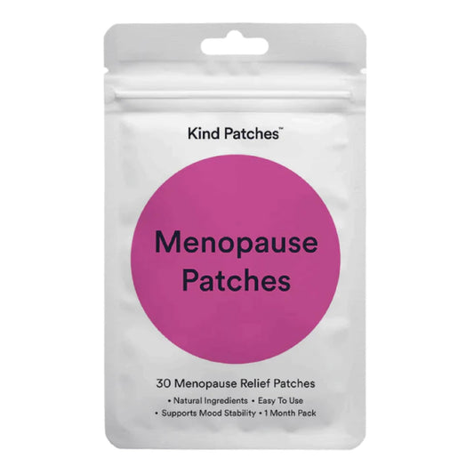 Kind Patches | Menopause Patches | Menopause Symptoms Relief Support | Botanical Plant-Based Formula with Black Cohosh Root, Curcumin & Dong Quai Root | 30 Vegan Patches